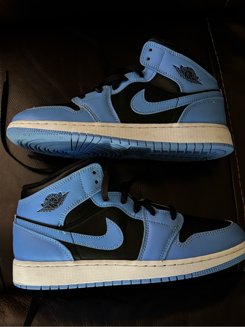 Jordan Kids Sneakers Blue and Black